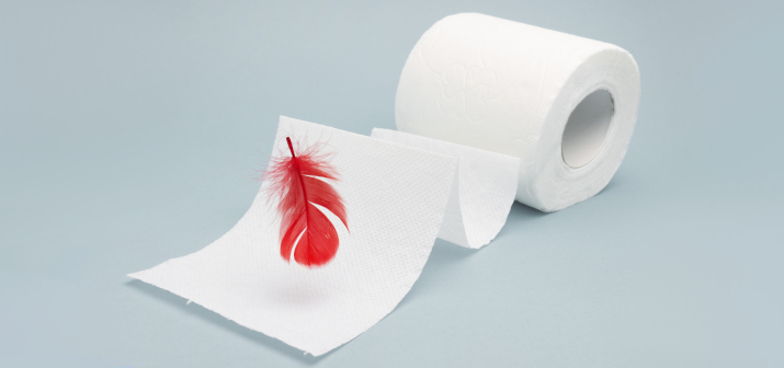 Кровотечения, следы крови на туалетной бумаге, кровь в кале. Когда нужно обратиться к проктологу