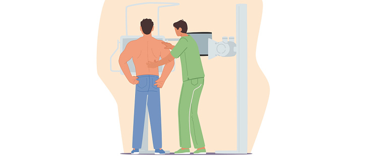 Визуализация раздела  Рентгенография лопатки